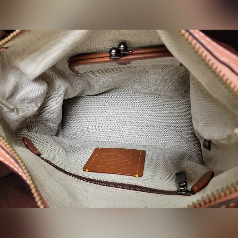 COACH ROGUE 30 TEA ROSE IN MELON - Picture 10 of 15